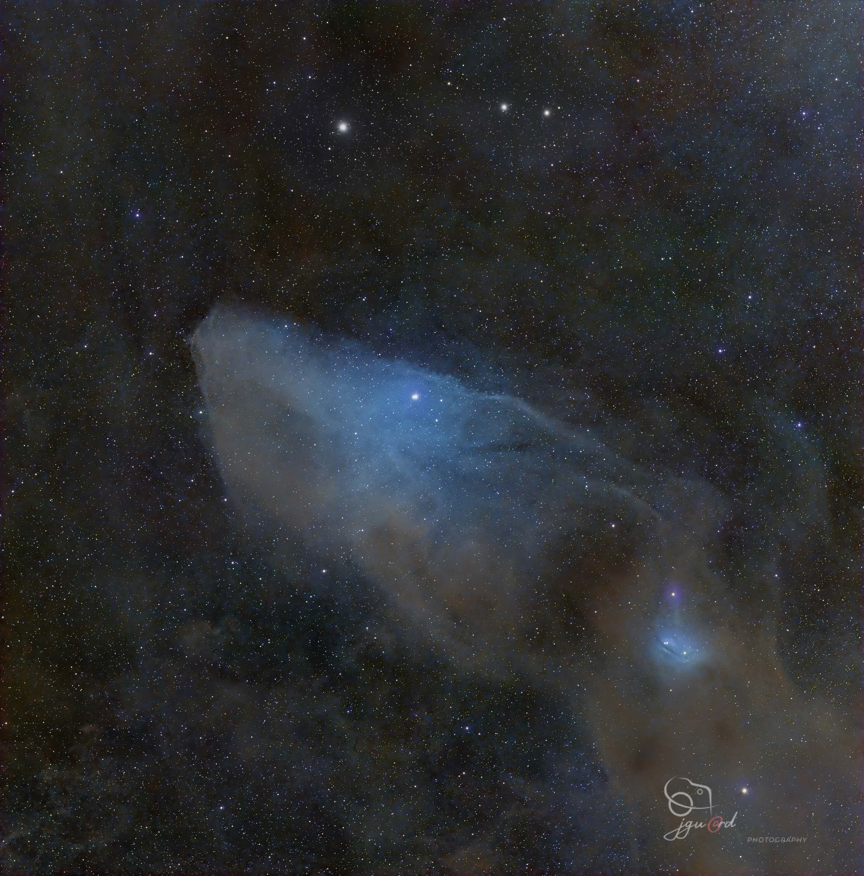 Blue Horsehead Nebula